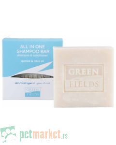 Greenfields: Sapun za pse All In One Shampoo Bar, 70 gr