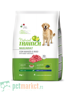 Trainer Natural: Hrana za odrasle pse velikih rasa Maxi Adult, Govedina
