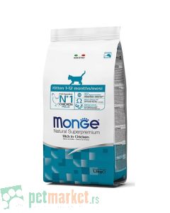 Monge: Hrana za mačiće Natural Kitten, Piletina