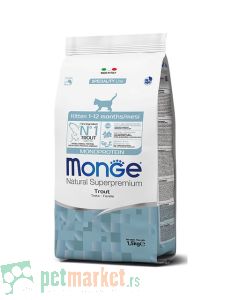 Monge: Hrana za mačiće Natural Monoprotein Kitten, Pastrmka