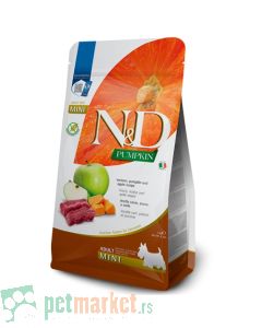 N&D Pumpkin: Hrana za pse Mini Adult, Jelen & Jabuka