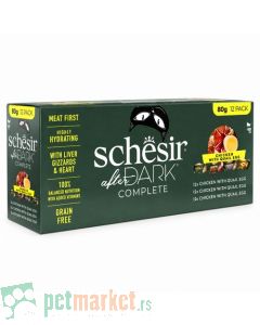 Schesir After Dark: Hrana za mačke u brodetu Broth Multipack, 12 x 80 gr