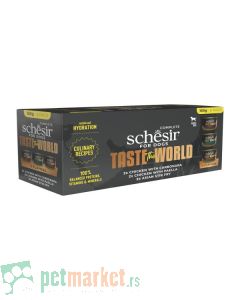 Schesir: Kompletna hrana za pse u brodetu Taste The World Multipac, 6 kom + 6 kom GRATIS