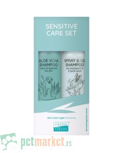 Greenfields: Set za osetljivu kožu Sensitive Care Set, 2x250 ml