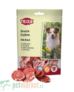 Trixie: Poslastica Goveđi novčići, 100 g