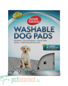 Simple Solution: Višekratna periva podloga za pse Washable Dog Pads, 2 kom