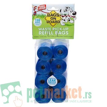 Simple Solution: Kese za izmet Bags on Board, plave 8x15 toalet kesica