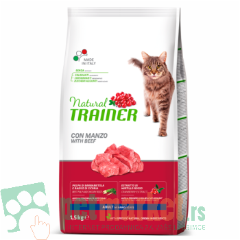 Trainer Natural: Hrana za odrasle mačke Adult, Govedina
