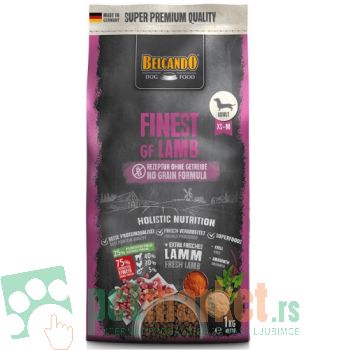 Belcando: Grain Free hrana za odrasle male pse Finest, Jagnjetina