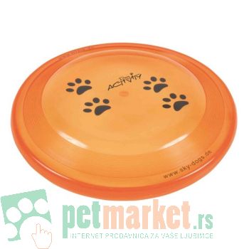 Trixie: Frizbi za AWI i UFO turnire Plastic Dog Disk Orange, 19 cm