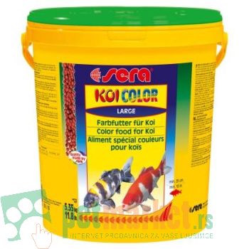 Sera: Hrana za koi šarane Koi Color Large, 20l