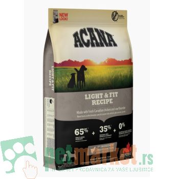 Acana: Hrana za pse sa prekomernom težinom Heritage Light & Fit