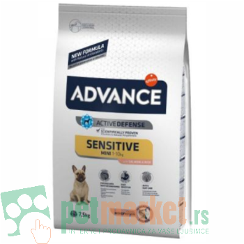 Advance: Hrana za osetljive pse malih rasa Mini Sensitive 