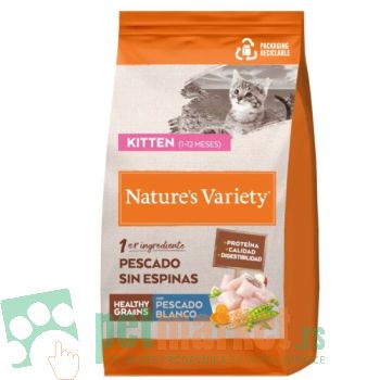Nature’s Variety Healthy Grain: Hrana za mačiće Kitten, Bela riba