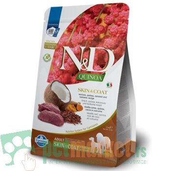 N&D Quinoa: Hrana za podršku koži Med/Max Adult Skin&Coat, Jelen & Kinoa