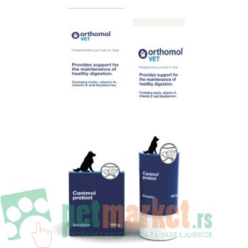 Orthomol Vet: Emulzija za varenje i digestivni sistem Canimol Prebiot, 100 gr
