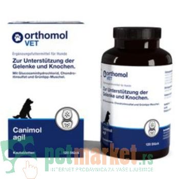 Orthomol Vet: Tablete za kosti i zglobove Canimol Agil, 120 tabl