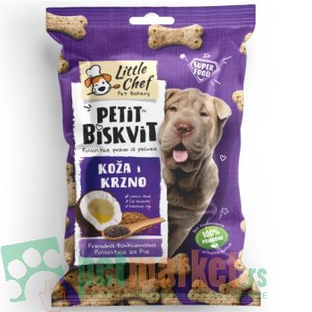Little Chef: Poslastica za kožu i krzno Petit Biskvit Koža i Krzno, 150 gr