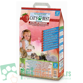 Cats’s Best: Ekološki posip Univerzal Strawberry, 10l