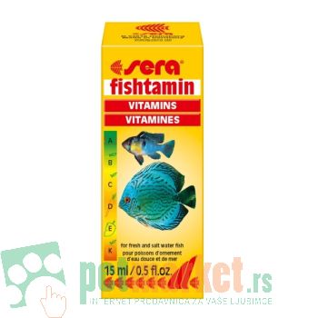 Sera: Vitamini za ribice Fishtamin, 15 ml 