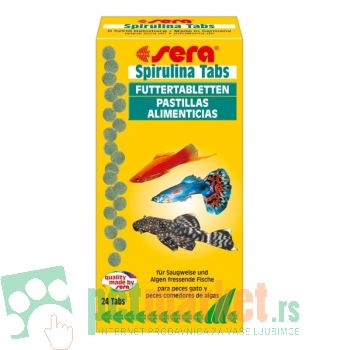 Sera: Hrana za ribice Spirulina Tabs 